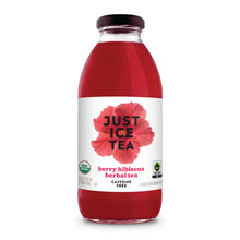 Load image into Gallery viewer, Just Ice Tea, Berry Hibiscus Herbal Tea, 16oz (Pack of 12)