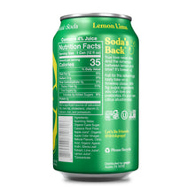 Load image into Gallery viewer, Poppi Prebiotic Soda, Lemon Lime, 12 oz (Pack of 12)
