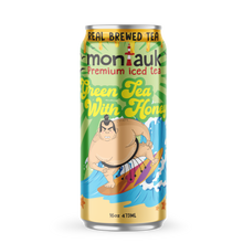 Load image into Gallery viewer, Montauk Premium Iced Tea, Green Tea with Honey, 16oz Can
