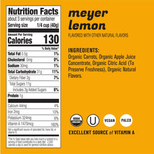 Load image into Gallery viewer, Eat the Change Organic Carrot Chews, Meyer Lemon, 4.23oz Pouches (Pack of 8)