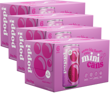 Load image into Gallery viewer, Poppi Prebiotic Soda, Doc Pop, 7.5oz Mini Cans - Multi-Pack