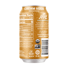 Load image into Gallery viewer, Nixie Organic Zero Sugar Soda, Cream Soda, 12oz (Pack of 12)