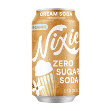 Load image into Gallery viewer, Nixie Organic Zero Sugar Soda, Cream Soda, 12oz (Pack of 12)
