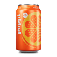 Load image into Gallery viewer, Poppi Prebiotic Soda, Orange , 12 oz (Pack of 12)
