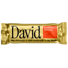 David Protein Bar, Pumpkin Spice, 2.05oz (Pack of 4)