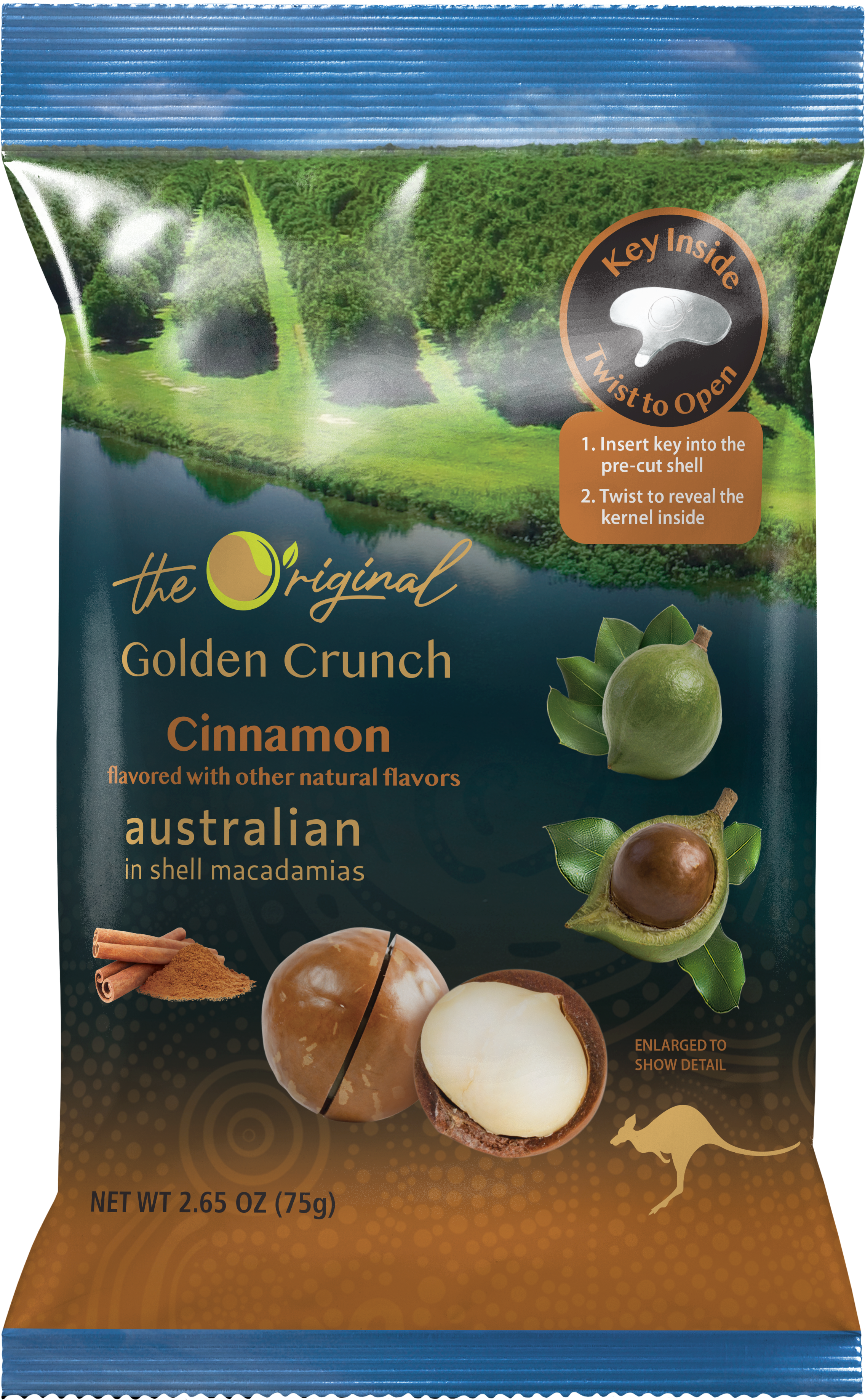 quakers / approach with caution 7インチ 美品 Golden Crunch Australian Macadamia Nuts, Cinnamon, 7.9oz - Multi