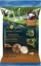 Load image into Gallery viewer, Golden Crunch Australian Macadamia Nuts, Cinnamon, 7.9oz - Multi-Pack