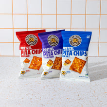Load image into Gallery viewer, PRETZELIZED Pretzel Pita Chips, Sea Salt Flavored, 7oz Bag - Multi-Pack
