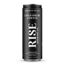 Load image into Gallery viewer, RISE Brewing Co. Cold Brew Coffee, Original Black, 11oz (Pack of 12)
