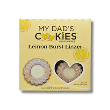 Load image into Gallery viewer, My Dad's Cookies, Lemon Burst Linzer, 2oz, 4 Count