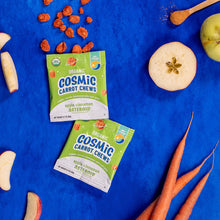 Load image into Gallery viewer, Eat the Change Organic Cosmic Carrot Chews, Apple Cinnamon, 5 - 0.7oz Pouches (Pack of 3)