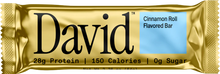 Load image into Gallery viewer, David Protein Bar, Cinnamon Roll, 2.05oz