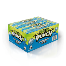 Load image into Gallery viewer, Sour Punch Chewy Candy Straws, Blue Raspberry, 2oz (Pack of 24)