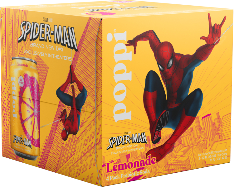 Poppi Prebiotic Soda, Lemonade, 12oz (Pack of 12) – Oasis Snacks