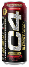 Load image into Gallery viewer, C4 Ultimate Sugar-Free Energy Drink, Berry Powerbomb, 16oz (Pack of 12)