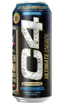 Load image into Gallery viewer, C4 Ultimate Sugar-Free Energy Drink, Ruthless Raspberry, 16oz (Pack of 12)
