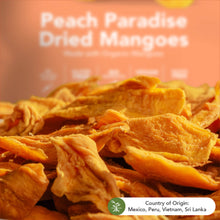 Load image into Gallery viewer, Earthside Farms, Peach Dried Organic Mangoes, 2.8oz (Pack of 6)