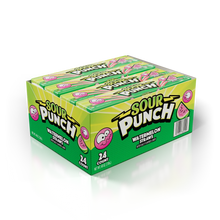 Load image into Gallery viewer, Sour Punch Chewy Candy Straws, Watermelon, 2oz (Pack of 24)