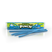 Load image into Gallery viewer, Sour Punch Chewy Candy Straws, Blue Raspberry, 2oz (Pack of 24)