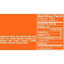 Load image into Gallery viewer, Sunkist Soda, Orange, 16.9oz (Pack of 24)