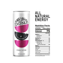 Load image into Gallery viewer, Once Upon a Coconut Sparkling Coconut Water + Caffeine, 10.8oz (Pack of 12)