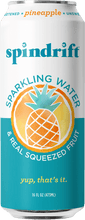 Load image into Gallery viewer, Spindrift Pineapple Sparkling Water 16 oz Cans (Pack of 12) - Oasis Snacks