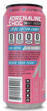 Load image into Gallery viewer, Adrenaline Shoc Smart Energy Drink, Cotton Candy, 16 oz (Pack of 12) - Oasis Snacks