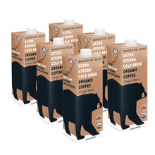 Load image into Gallery viewer, Wandering Bear Cold Brew Coffee, Straight Black, 32oz - Multi-Pack