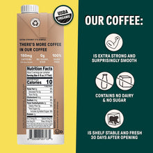 Load image into Gallery viewer, Wandering Bear Cold Brew Coffee, Straight Black, 32oz - Multi-Pack