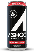 Load image into Gallery viewer, A SHOC Energy Drink, Passion Fruit, 16oz (Pack of 12)
