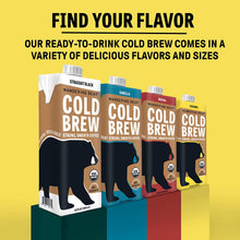 Load image into Gallery viewer, Wandering Bear Cold Brew Coffee, Caramel, 32oz - Multi-Pack