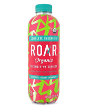 Load image into Gallery viewer, ROAR Organic Electrolyte Infusion Drink, Cucumber Watermelon, 18 oz (Pack of 12) - Oasis Snacks