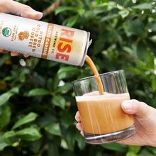 Load image into Gallery viewer, RISE Brewing Co. Nitro Cold Brew Coffee, Salted Caramel, 7 fl. oz. Cans (Pack of 12)