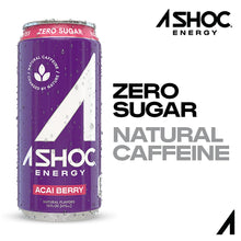 Load image into Gallery viewer, A SHOC Energy Drink, Acai Berry, 16 oz (Pack of 12)