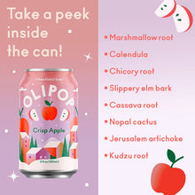 Load image into Gallery viewer, Olipop Sparkling Tonic Prebiotic Drink, Apple Crisp, 12oz (Pack of 12)