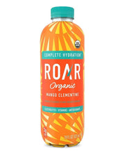 Load image into Gallery viewer, ROAR Organic Electrolyte Infusion Drink, Mango Clementine, 18 oz (Pack of 12) - Oasis Snacks