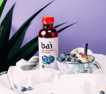 Load image into Gallery viewer, Bai Flavored Water, Brasilia Blueberry, Antioxidant Infused Drinks, 18 fl oz (Pack of 12) - Oasis Snacks