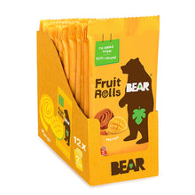 Load image into Gallery viewer, BEAR Real Fruit Snack Rolls, Mango, 0.7oz (Pack of 12)