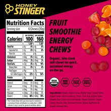 Load image into Gallery viewer, Honey Stinger Energy Chews, Fruit Smoothie, 1.8oz (Pack of 12)