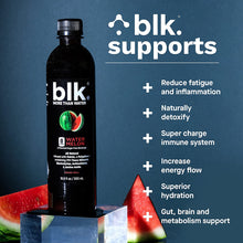 Load image into Gallery viewer, blk. Natural Mineral Alkaline Water, Watermelon, 16.9oz (Pack of 12)