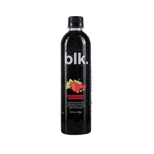 Load image into Gallery viewer, blk. Natural Mineral Alkaline Water, Strawberry Rhubarb, 16.9oz (Pack of 12)