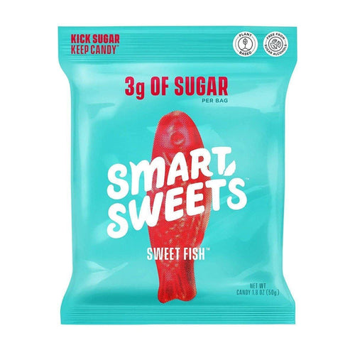 Smart Sweets Candy, Sweet Fish, 1.8oz - Multi Pack - Oasis Snacks