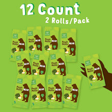 Load image into Gallery viewer, BEAR Real Fruit Snack Rolls, Apple, 0.7oz (Pack of 12)