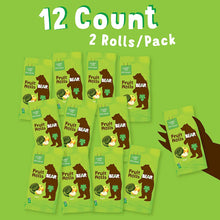 Load image into Gallery viewer, BEAR Real Fruit Snack Rolls, Apple, 0.7oz (Pack of 12)