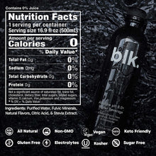 Load image into Gallery viewer, blk. Natural Mineral Alkaline Water, Watermelon, 16.9oz (Pack of 12)