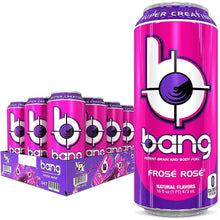 Load image into Gallery viewer, BANG Energy Drink, Frose Rose, 16oz Cans (Pack of 12) - Oasis Snacks