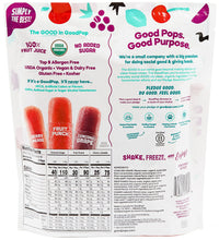 Load image into Gallery viewer, GoodPop Organic Freezer Pops 20ct - Multi-Pack