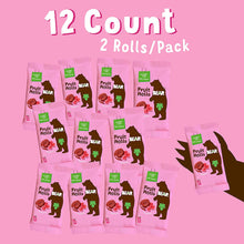 Load image into Gallery viewer, BEAR Real Fruit Snack Rolls, Raspberry, 0.7oz (Pack of 12)