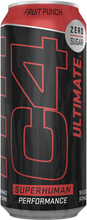 Load image into Gallery viewer, C4 Ultimate Sugar Free Performance Energy Drink, Fruit Punch, 16oz (Pack of 12) - Oasis Snacks