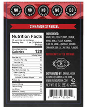 Load image into Gallery viewer, GranolaChik Granola Bar, Cinnamon Struesel, 10oz - Multi-Pack